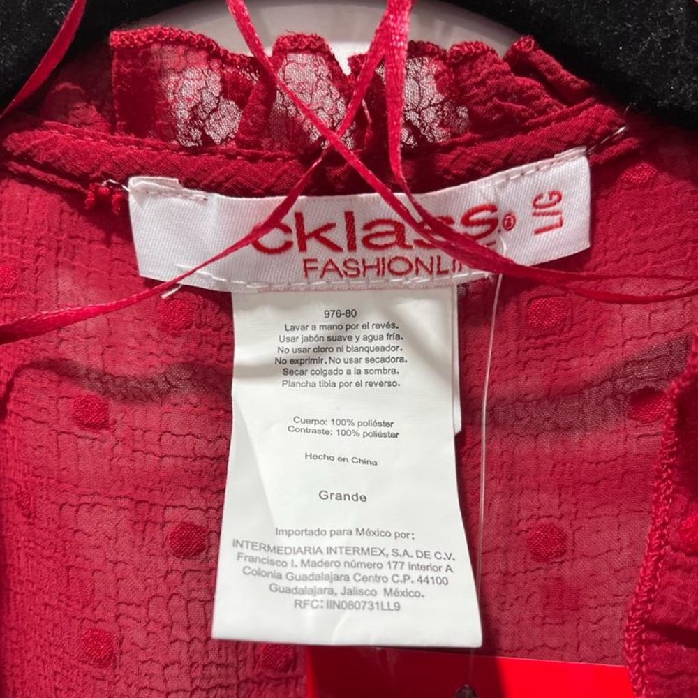 Red Blouse - Picture 2 of 3